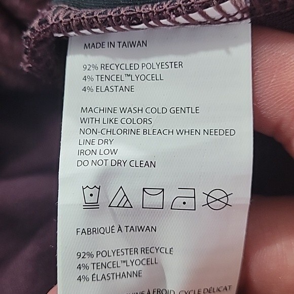 Prana  Heathered Plum colored Women's Sunrise Crop Pullover Size M - Picture 9 of 9